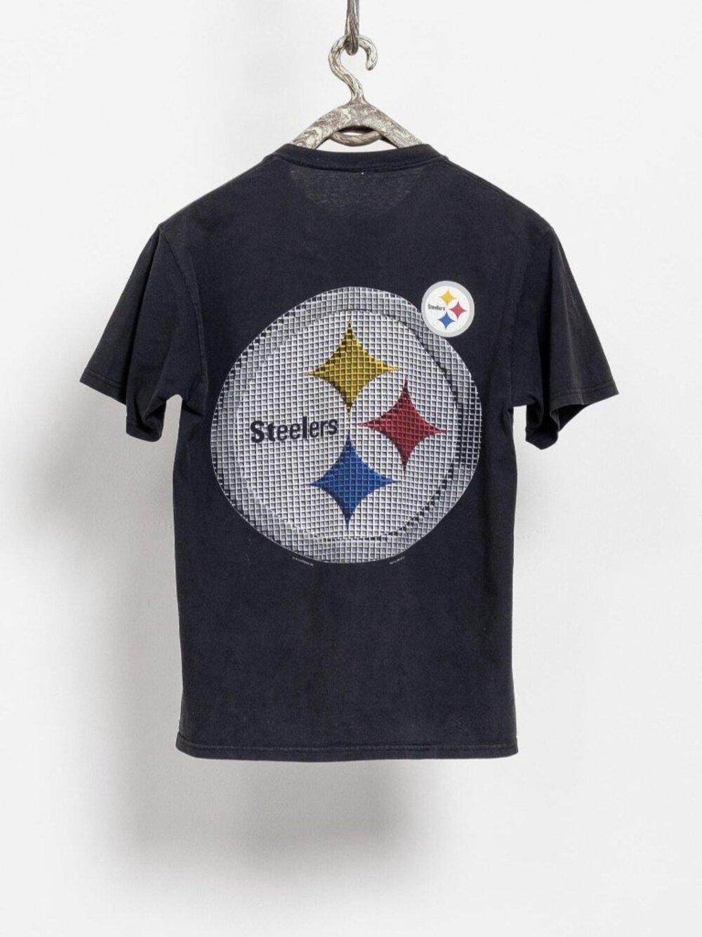 1999 Vintage 90s Steelers Jersey Tee, NFL Football Shirt Medium